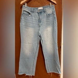 Vervet light wash wide leg Jean (full length)